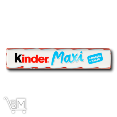 Сравнить цены на Шоколад молочный «Kinder» «Maxi» с молочной начинкой 21г