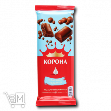 Шоколад молочний «Корона» пористий 80г