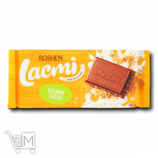 Шоколад молочний «Roshen» «Lacmi» з сезамом 100г