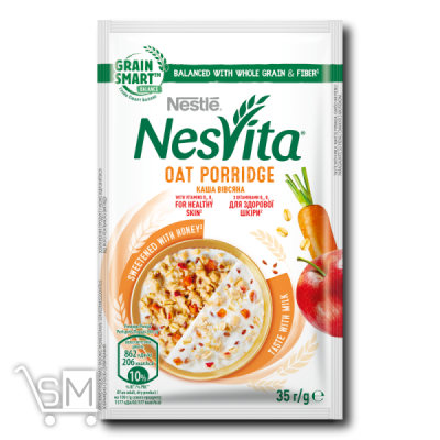 Сравнить цены на Каша овсяная Nesvita Для здоровой кожи 35г