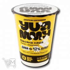Каша вівсяна Yuammy Какао-родзинки з протеїном миттєвого приготування 60г Каша вівсяна Yuammy Какао-родзинки з протеїном миттєвого приготування 60г