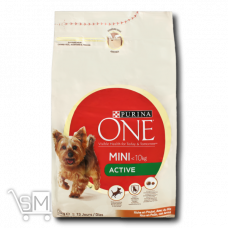 Корм сухий Purina ONE MINI Active з куркою та рисом для активних собак дрібних порід 1,5кг Корм сухий Purina ONE MINI Active з куркою та рисом для активних собак дрібних порід 1,5кг