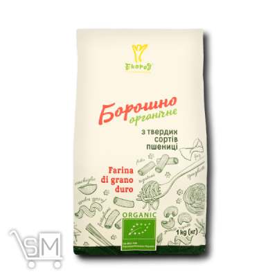 Сравнить цены на Борошно Екород з твердих сортів пшениці органічне 1кг