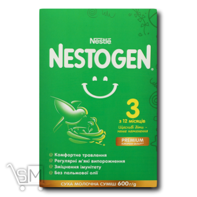 Сравнить цены на Смесь молочная Nestle Nestogen L. Reuteri 3 с лактобактериями для детей с 12 месяцев сухая 600г