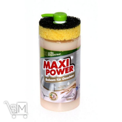 Сравнить цены на Бальзам для мытья посуды Maxi Power Миндаль 1л