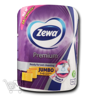 Сравнить цены на Паперові рушники Zewa Premium Jumbo 3 шари 1шт
