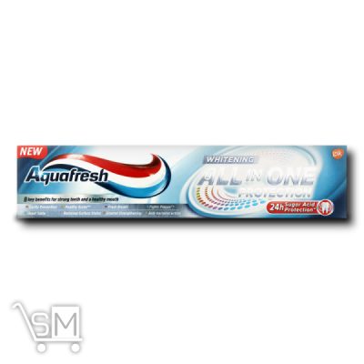 Сравнить цены на Зубная паста Aquafresh Комплексная защита всех зубов плюс отбеливание 100мл