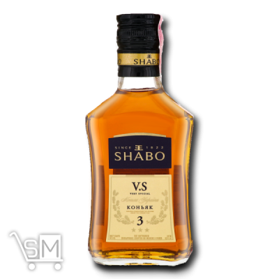 Сравнить цены на Бренди Shabo VS 3 года 40% 250мл