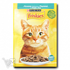Корм для кошек «Friskies» с уткой кусочки в соусе 85г Корм для кошек «Friskies» с уткой кусочки в соусе 85г
