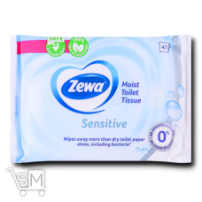 Туалетний папір вологий Zewa Pure 42шт