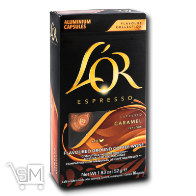 Сравнить цены на Кофе LOr Espresso Caramel в капсулах 52г*10шт