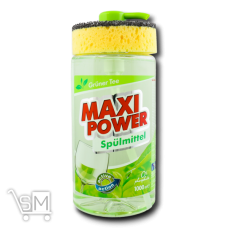 Средство для мытья посуды Maxi Power зеленый чай 1л