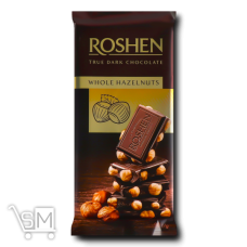 Шоколад экстрачерный «Roshen» «Classic» с целыми лесными орехами 90г