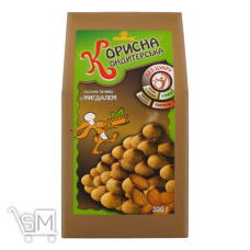Печиво Корисна Кондитерська пісочне з мигдалем 300г