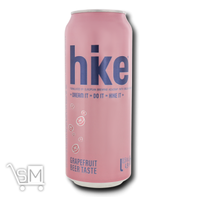 Сравнить цены на Пиво Hike Грейпфрут світле 4,9% 0,5л