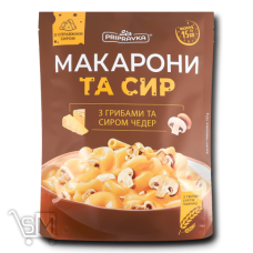 Макароны и сыр Pripravka с грибами и сыром чеддер 150г