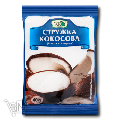 Сравнить цены на Стружка кокосова Еко 40г