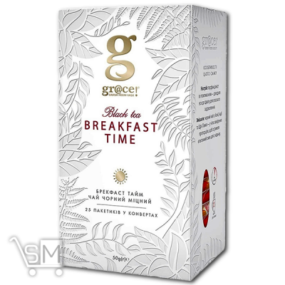 Сравнить цены на Чай чорний «Grace» «Breakfast Time» 2г*25шт